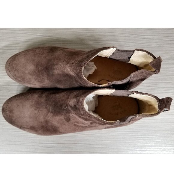 Dr. Scholl's Scarlet Wedge Chelsea Bootie, Brown Suede, Womens Size 6.5 - Picture 8 of 10